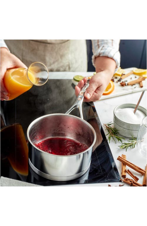 Demeyere Atlantis 1.6-quart Stainless Steel Saucepan In Silver