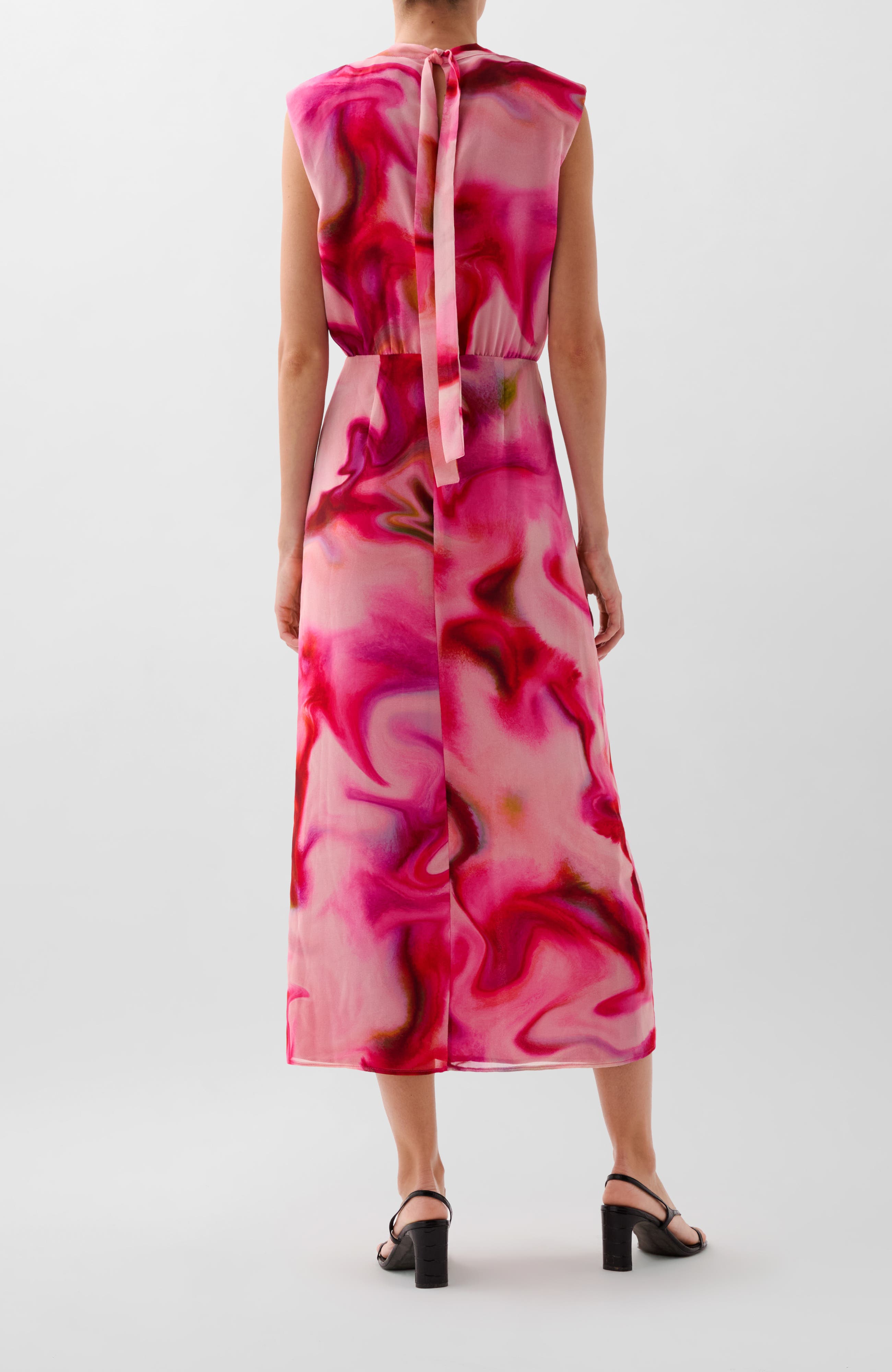 Tie Pink Dress - image 2