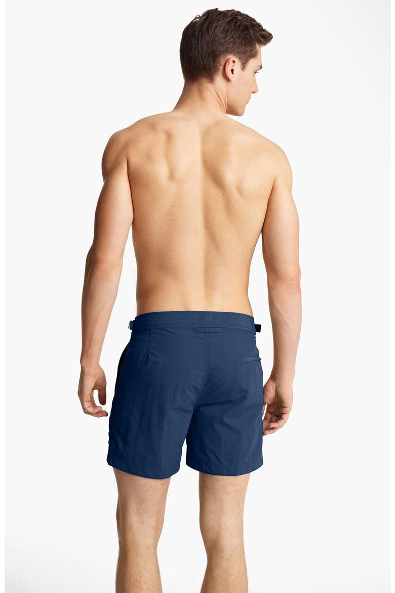'Bulldog' Swim Trunks, Alternate, color, NAVY