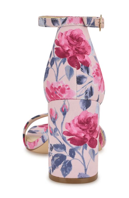 Nine West Toniann Ankle Strap Sandal In Light Pink