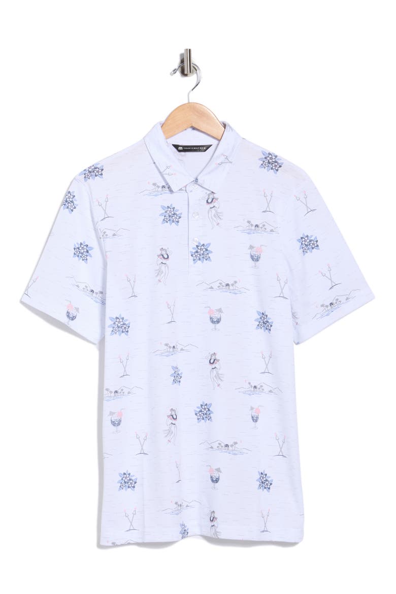 Island Paradise Knit Polo, Alternate, color, WHITE