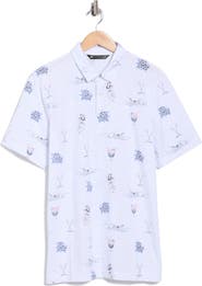 TravisMathew Island Paradise Knit Polo