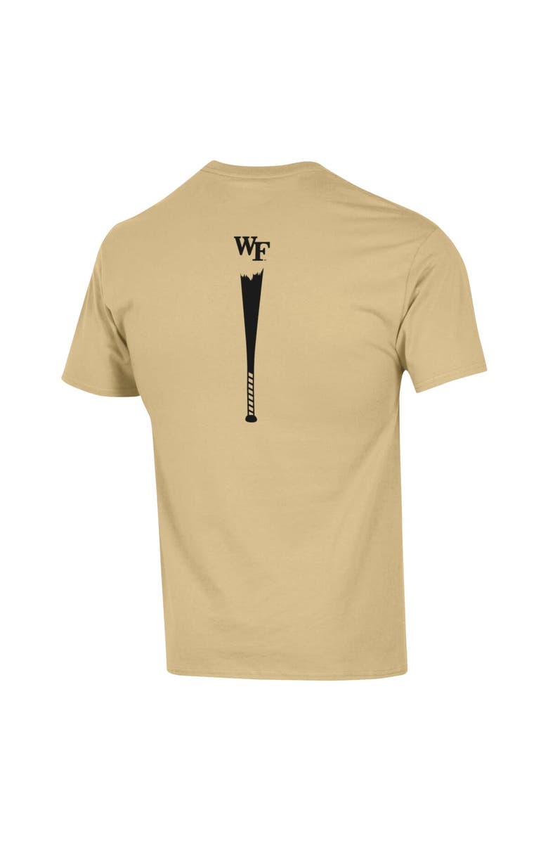 Champion Men's Champion Gold Wake Forest Demon Deacons Rake Forest Baseball 2-Hit T-Shirt, Alternate, color, Gold