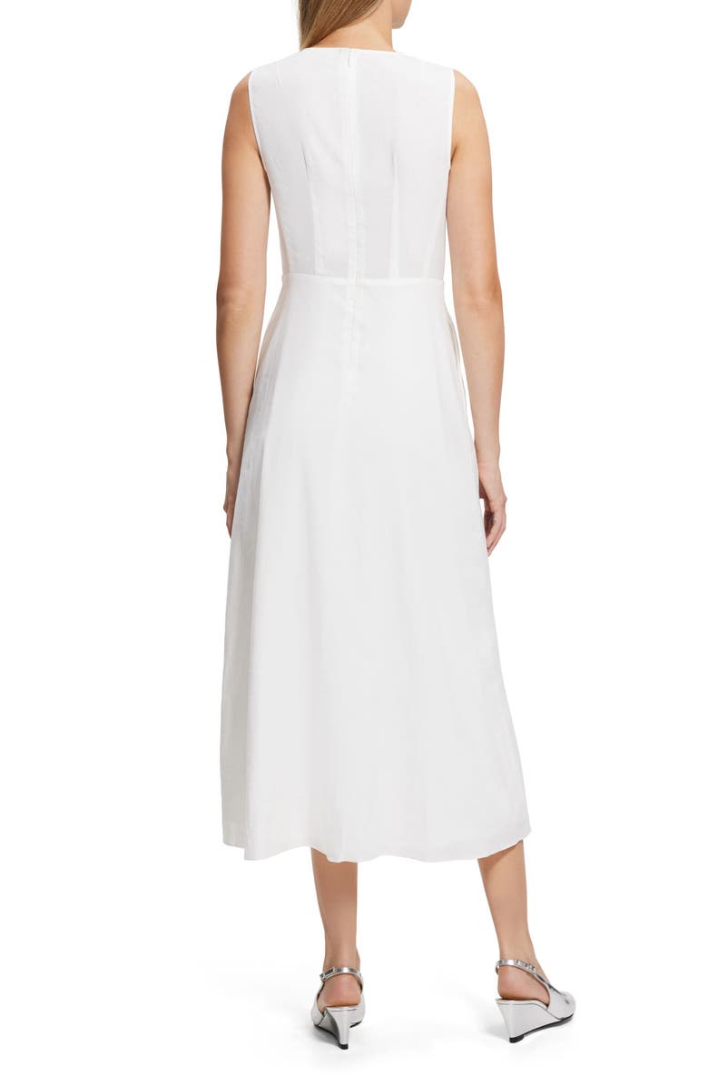 Theory Linen Blend A-Line Dress, Alternate, color, 