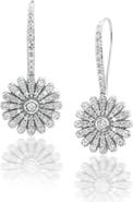 Sheryl Lowe Diamond Daisy Drop Earrings