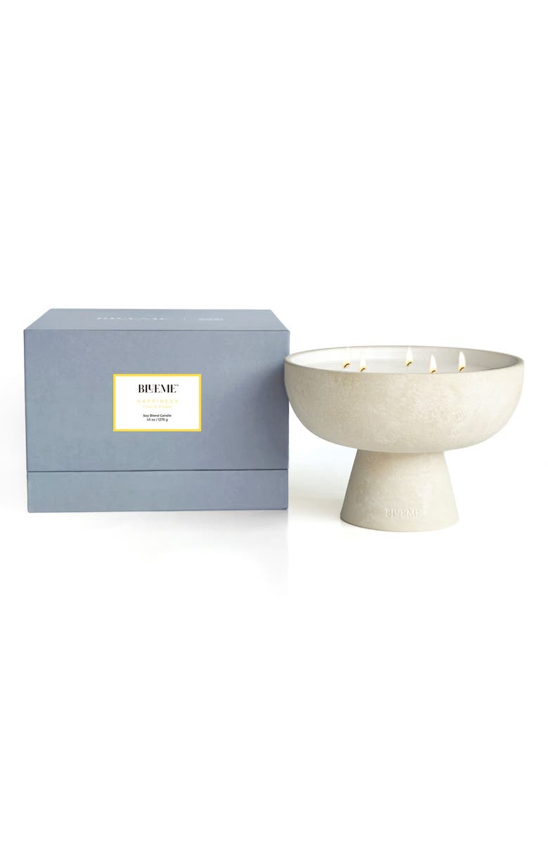 Blueme Happiness Giant Ceramic Candle, Main, color, 