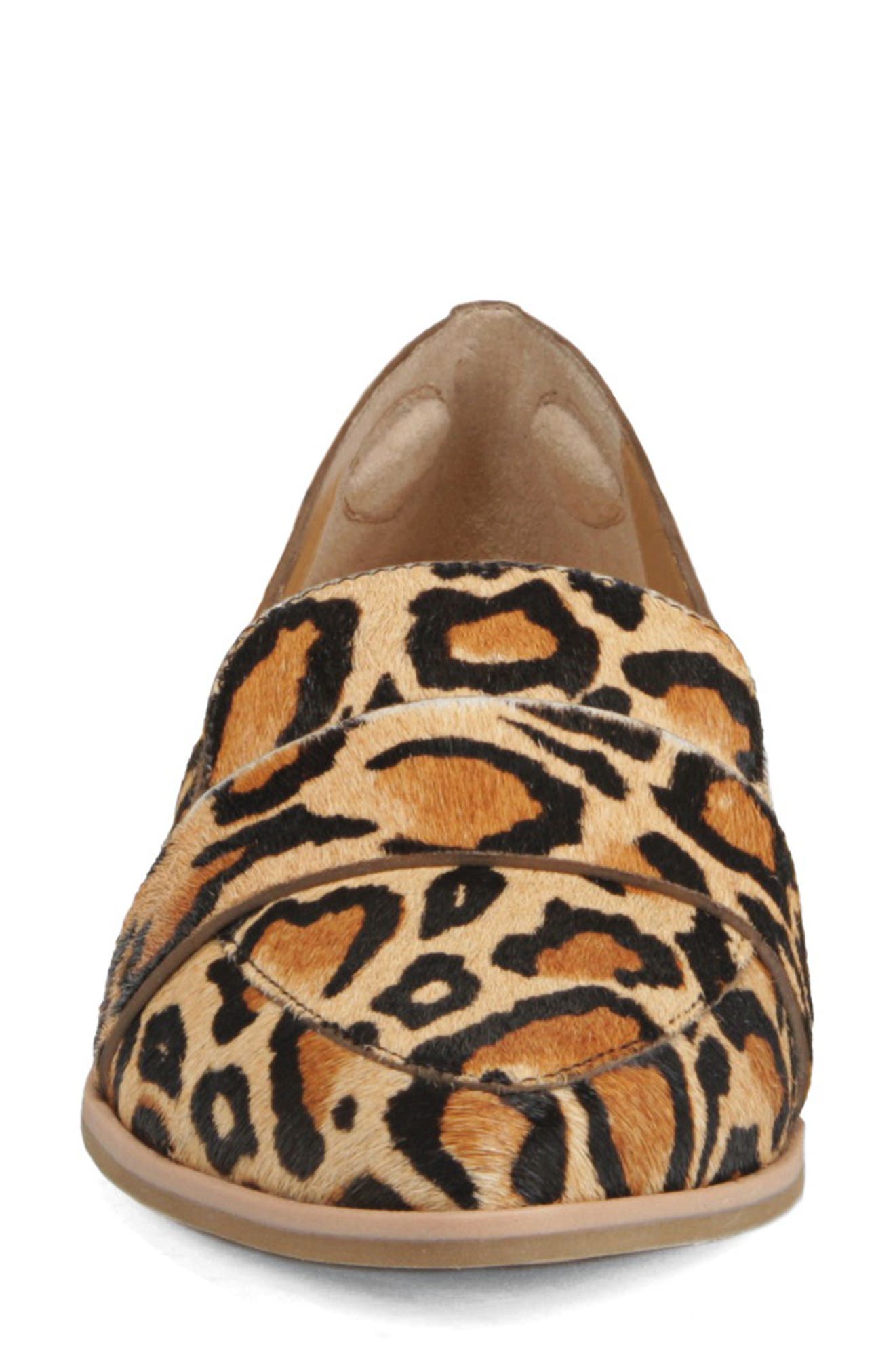 Faxon Loafer, Alternate, color, LEOPARD CALF HAIR