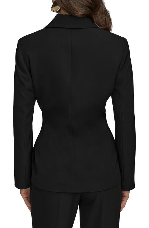 Donna Karan New York Hardware Side Tie Blazer