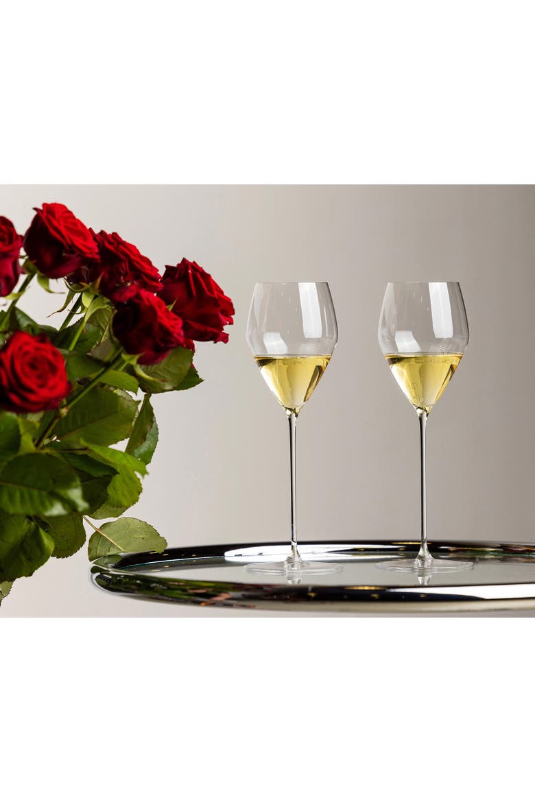 Veloce Champagne Wine Glass, Set of 4, Alternate, color, Clear