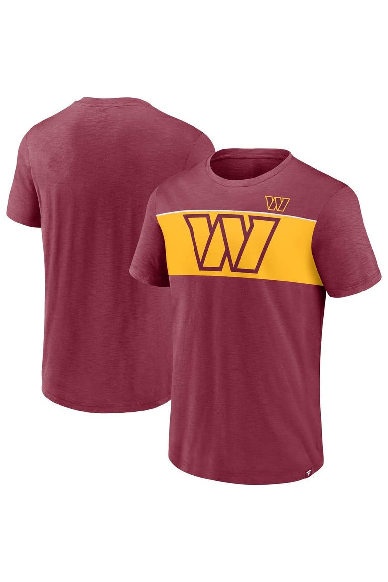 Men's Fanatics Branded Burgundy Washington Commanders Ultra T-Shirt, Main, color, Burgundy