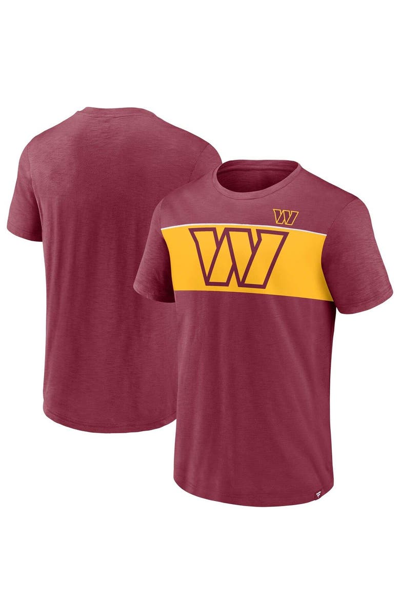 FANATICS Men's Fanatics Branded Burgundy Washington Commanders Ultra T-Shirt, Main, color, Burgundy