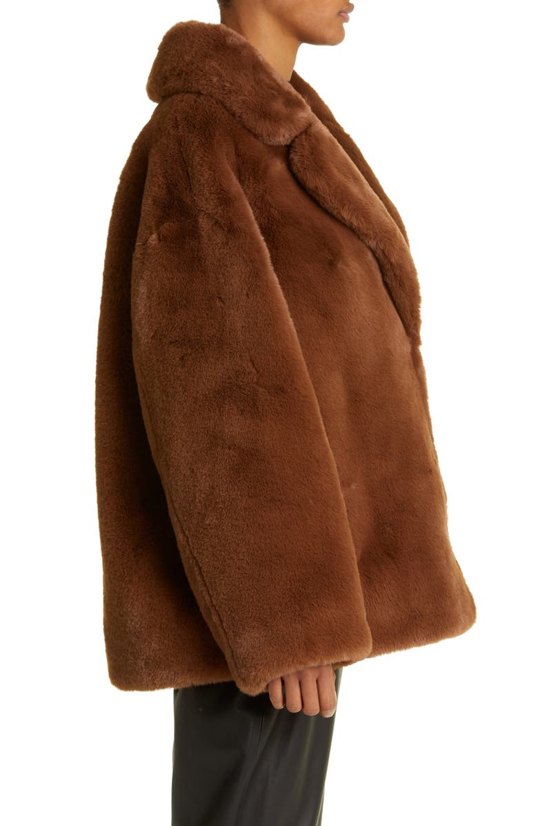 Stand Studio Savannah Faux Fur Jacket, Alternate, color,