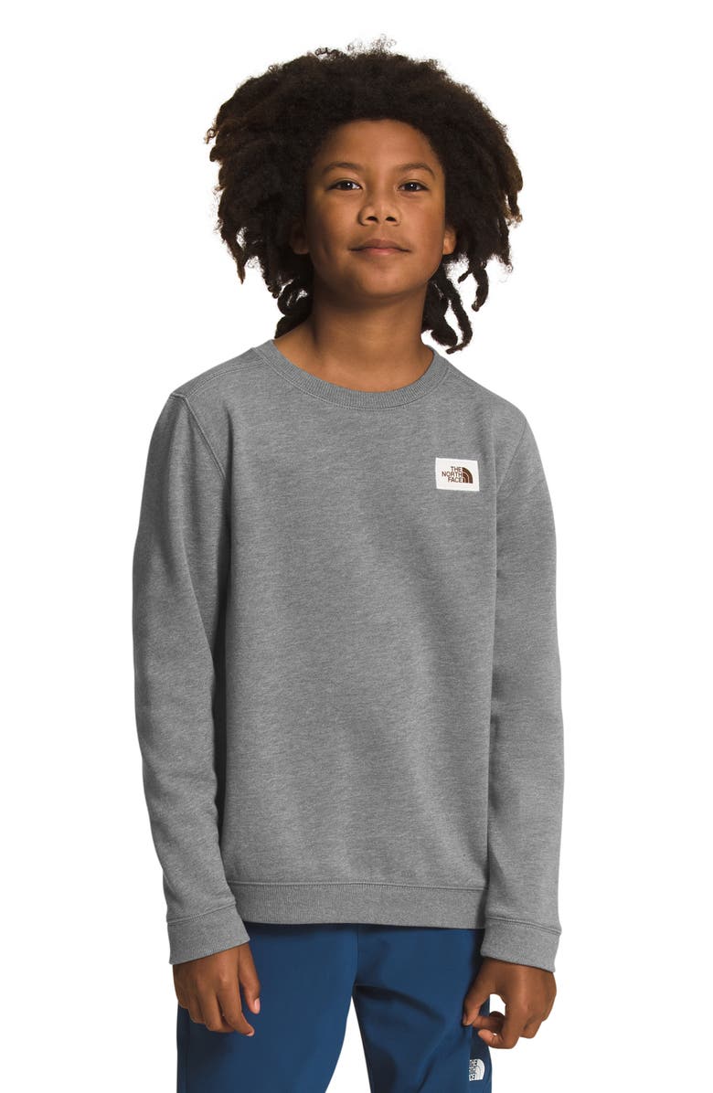 The North Face Kids' Heritage Patch Crewneck Sweatshirt, Main, color,