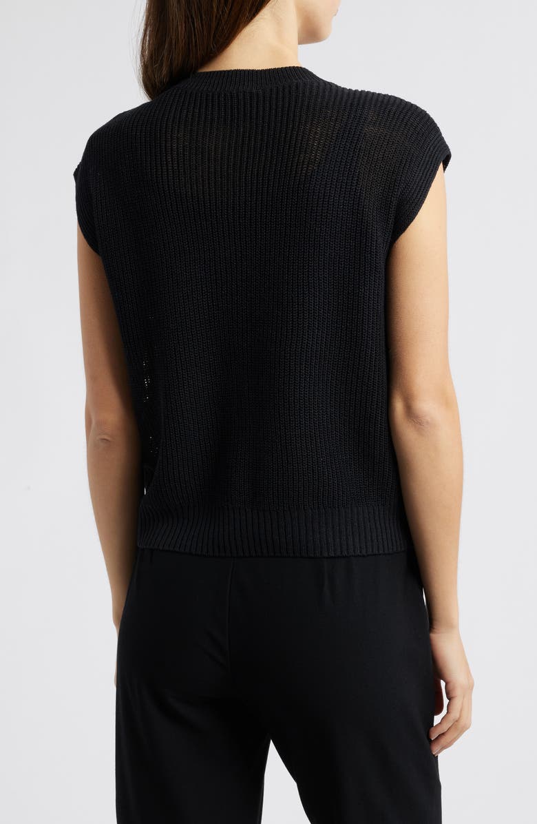 Eileen Fisher Organic Linen & Organic Cotton Sweater Vest, Alternate, color, 