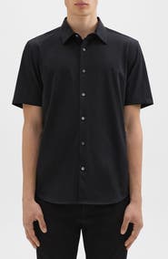 Theory Irving Short Sleeve Button-Up Shirt