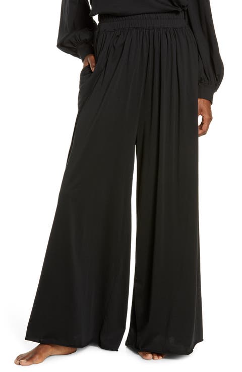 Organic Pima Wide Leg Lounge Pants