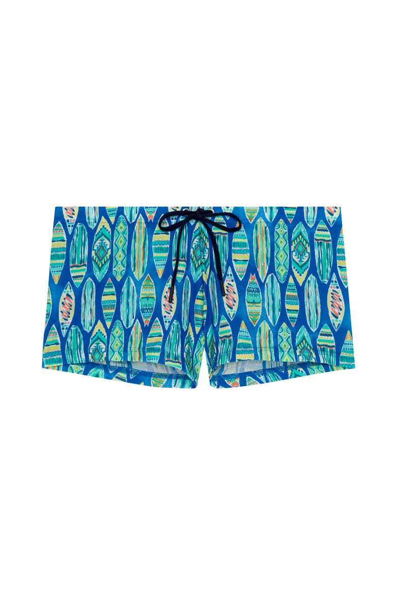 Marbella Swim Shorts, Main, color, Blue Print