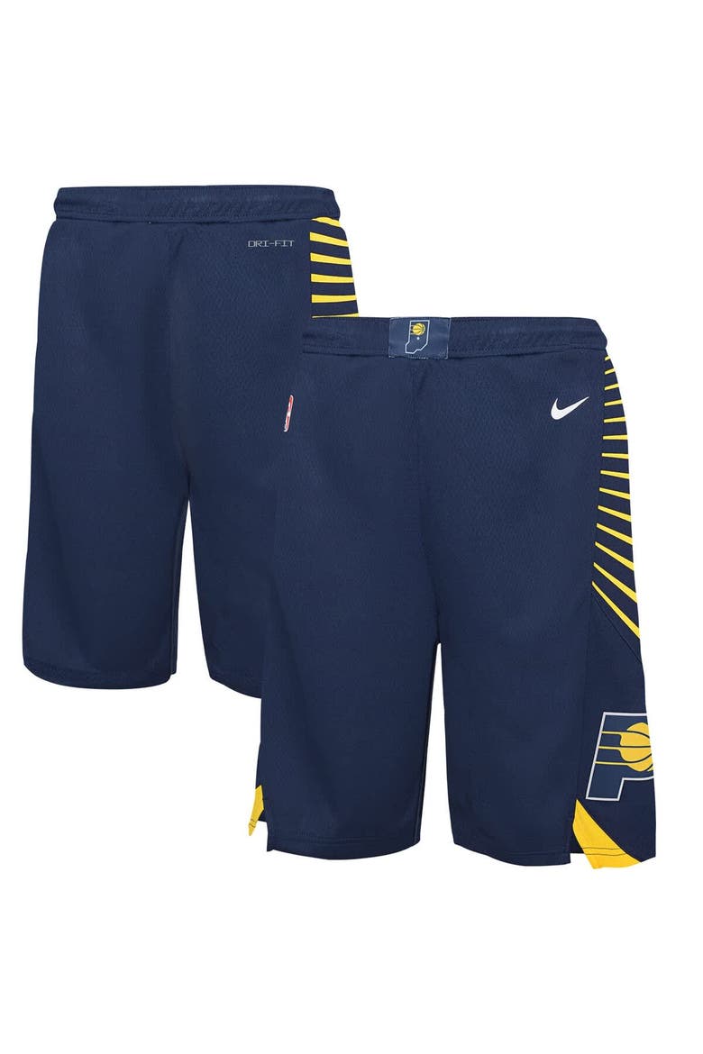 Youth Nike Navy Indiana Pacers Icon Swingman Short, Main, color, Navy