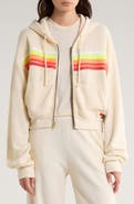 Aviator Nation 5-Stripe Zip Hoodie