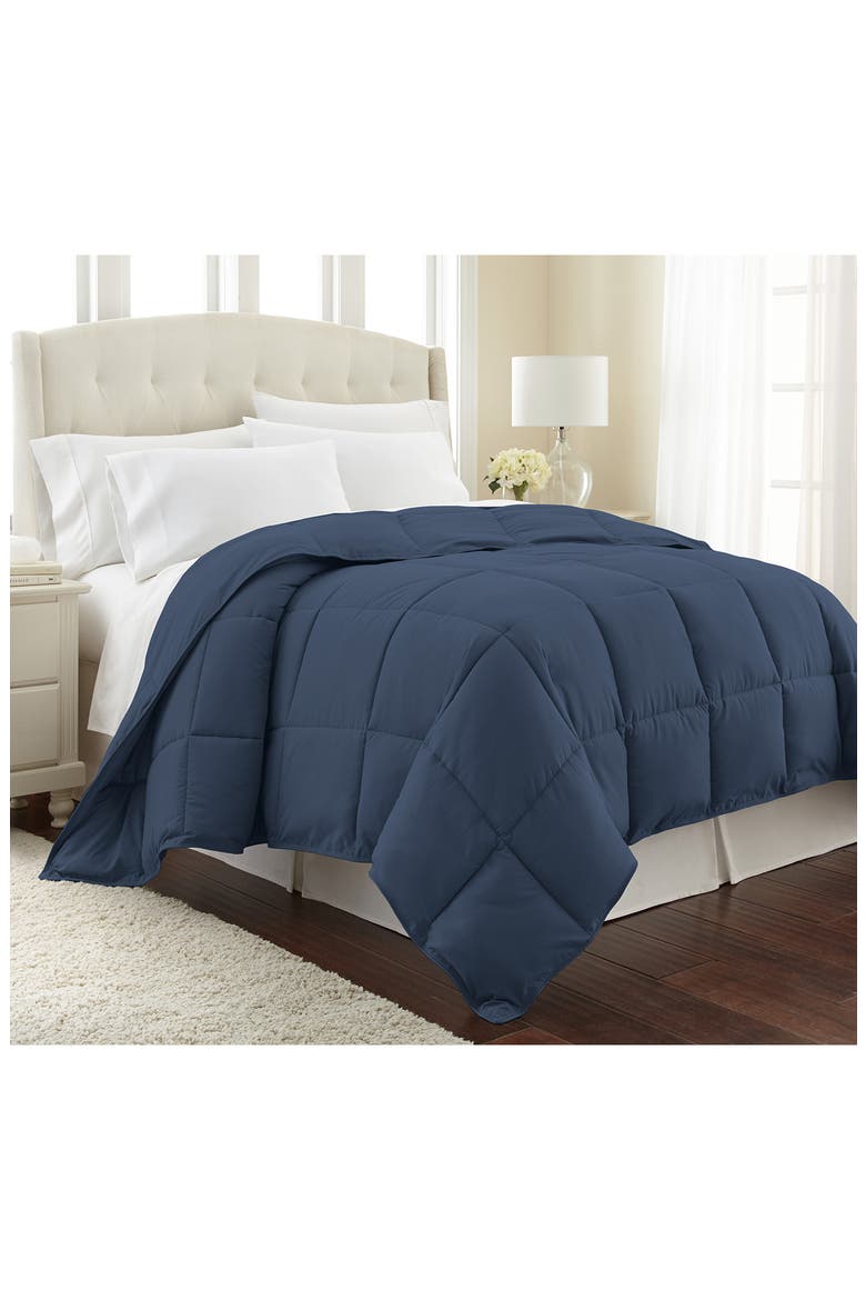 Vilano Down Alternative Comforter, Main, color, DARK BLUE