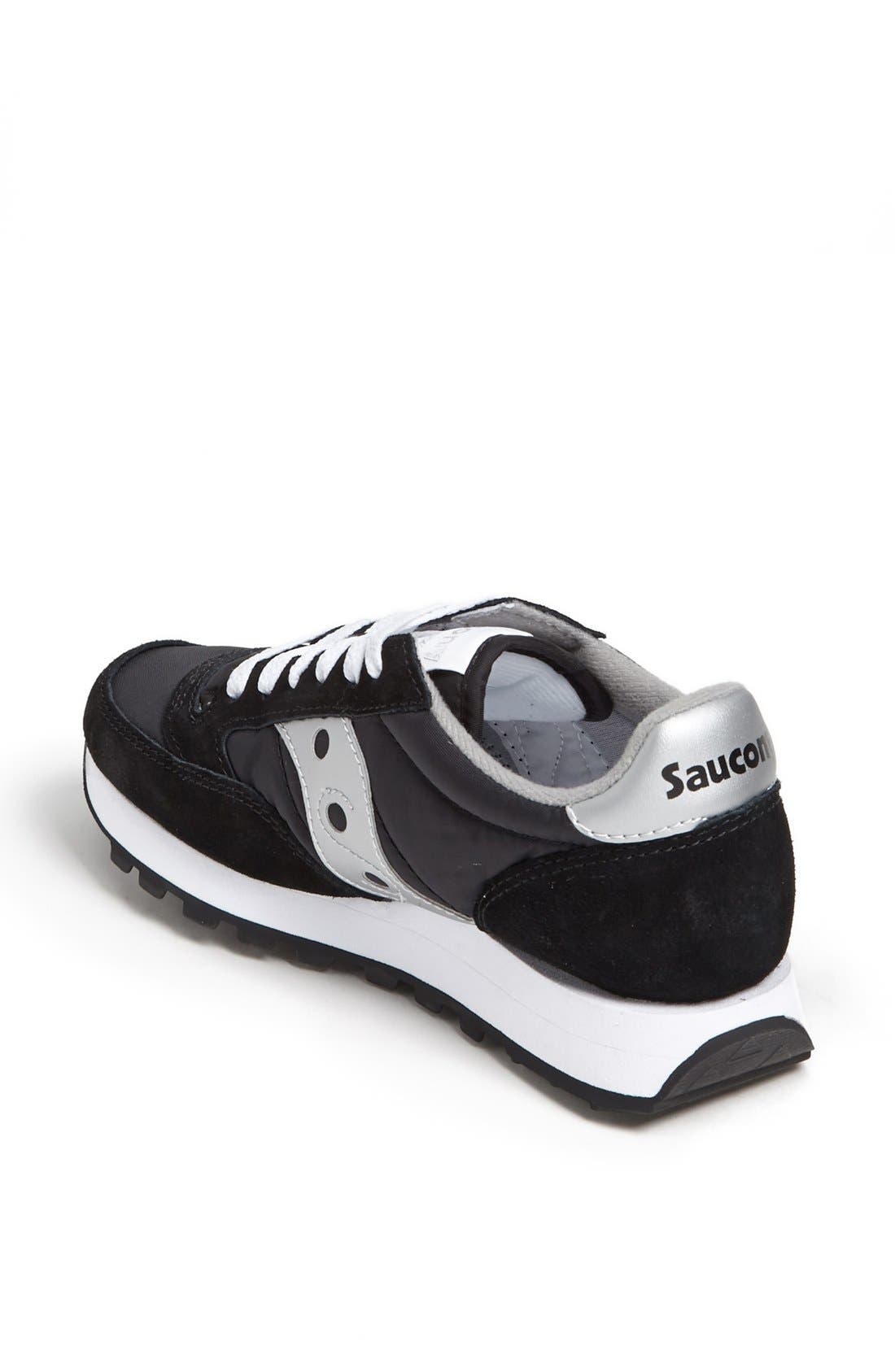 'Jazz - Original' Sneaker, Alternate, color, BLACK/ SILVER