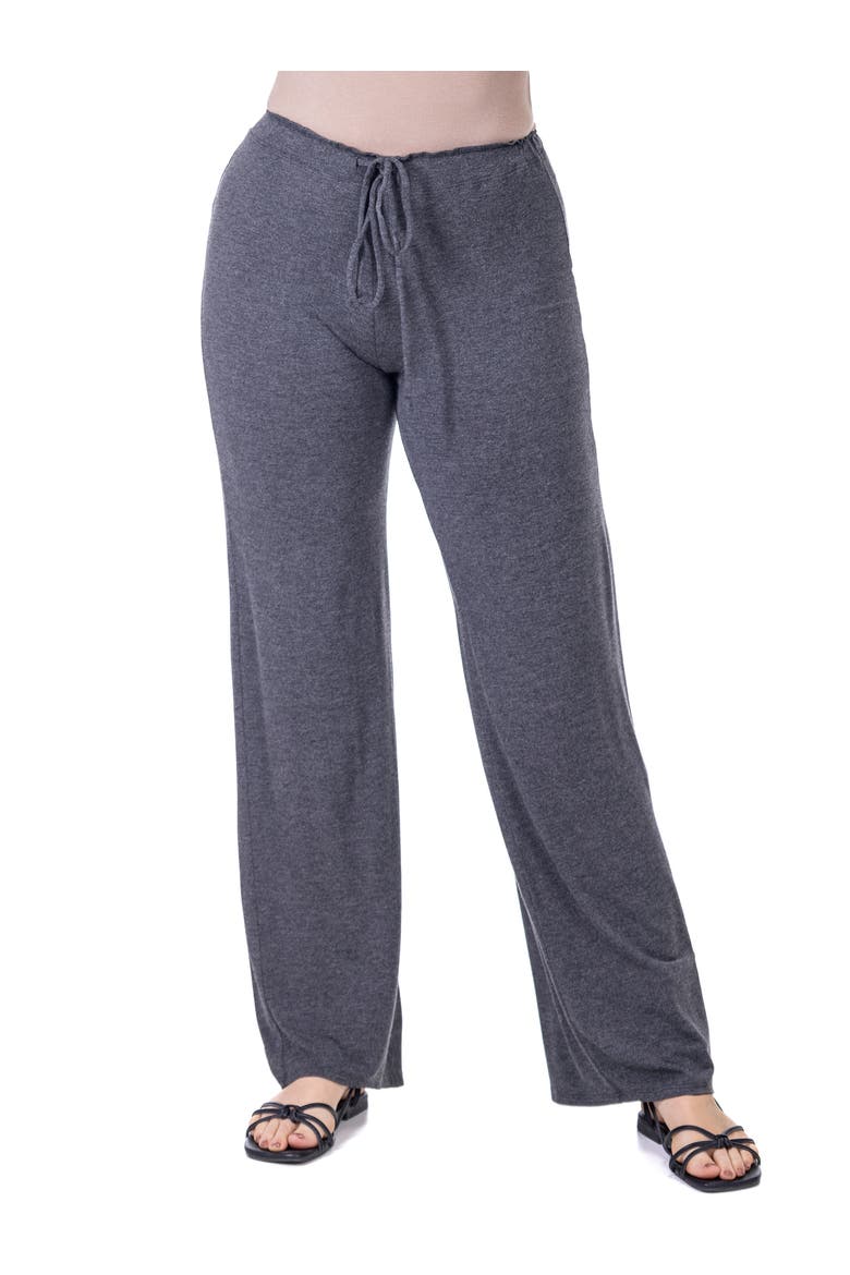 Comfortable Drawstring Lounge Pants, Main, color, Smoke