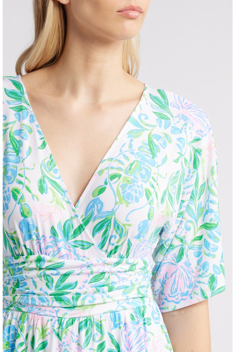 Parigi Floral Knit Skort Romper, Alternate, color, RESORT WHITE JUST A PINCH