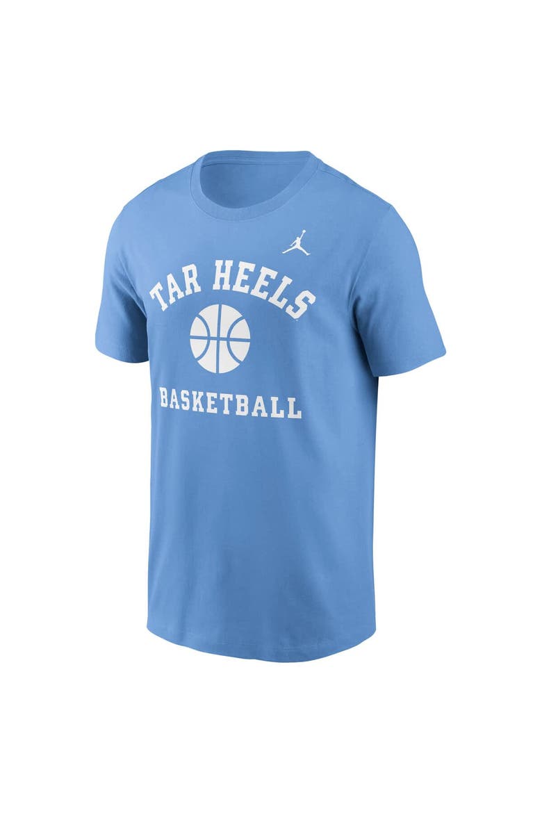 Men's Jordan Brand Carolina Blue North Carolina Tar Heels Basketball Icon T-Shirt, Alternate, color, Light Blue