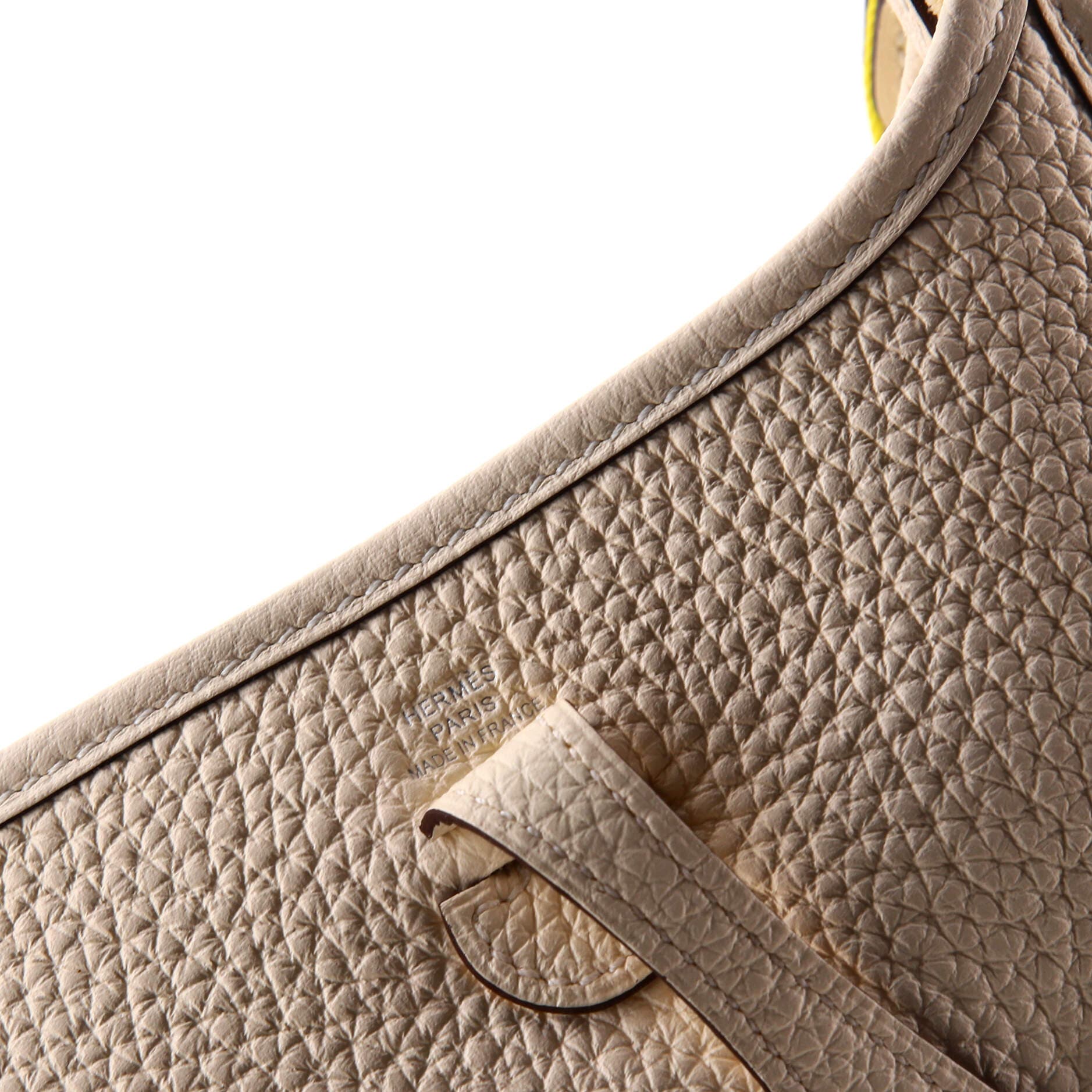 Pre-Owned Hermes Evelyne Bag Gen III Clemence TPM, Alternate, color, Nata