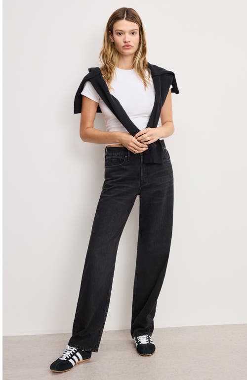 Good American Good '90s Relaxed Jeans In Black