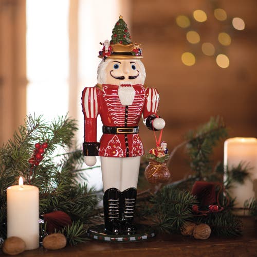 Villeroy & Boch Christmas Toys Memory Figurine Nutcracker In Multi