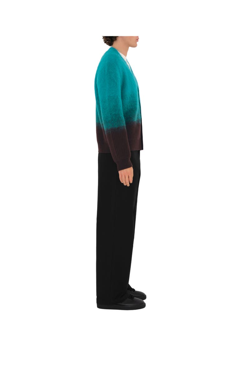 Wool Mohair Blend Cardigan, Alternate, color, Snug/kingfisher