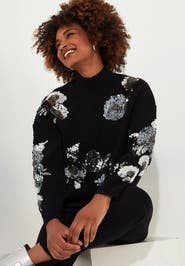 Joe Browns Mockneck Shimmer Sweater