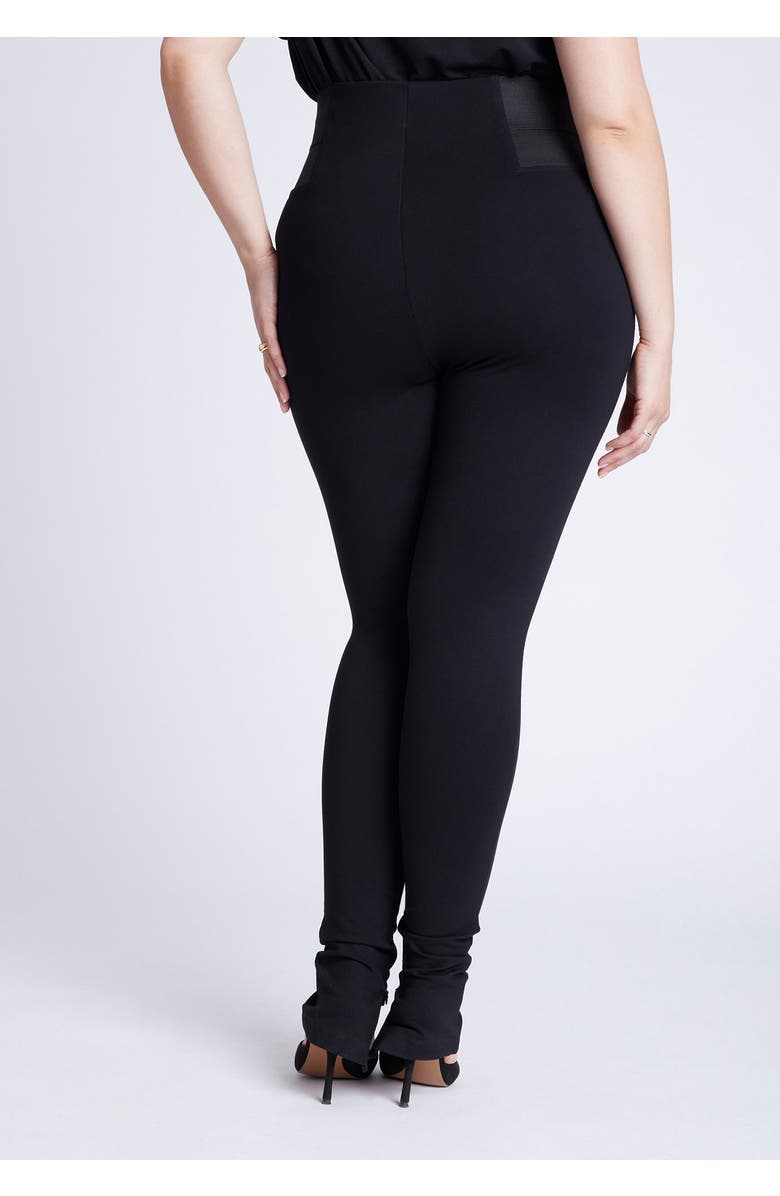 ELOQUII Miracle Flawless Legging, Alternate, color, Black