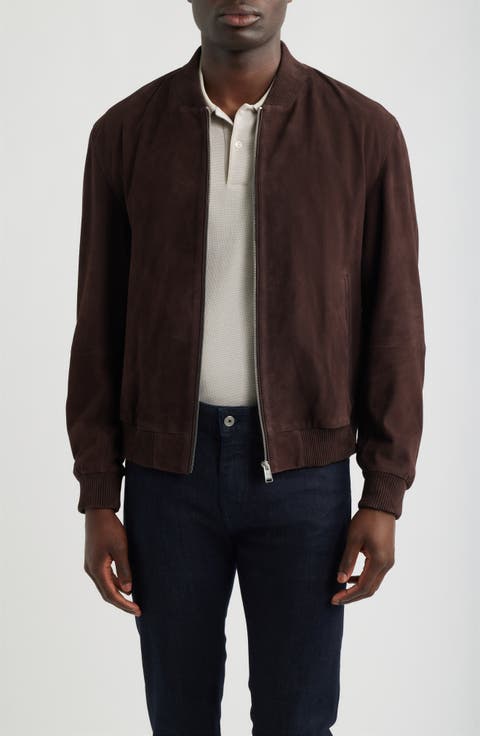 Muller Suede Bomber Jacket