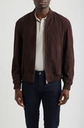 BOSS Muller Suede Bomber Jacket