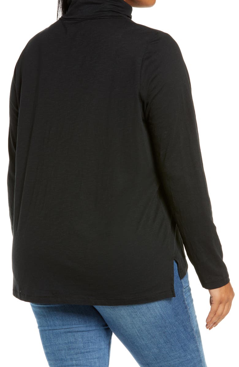 Madewell Whisper Cotton Turtleneck, Alternate, color, 