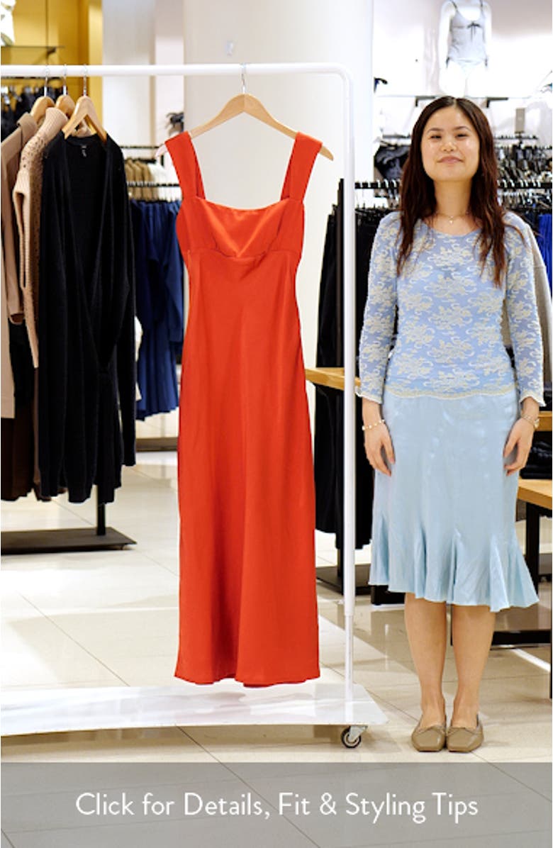 Radioactive Bias Cut Satin Maxi Dress