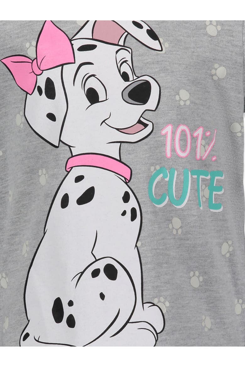 3-Pack Glitter T-Shirts, Alternate, color, Pink White Grey