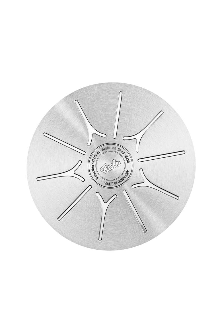 Original-Profi Collection Stainless Steel Quart Round Roaster with High Dome Metal Lid, Alternate, color, Stainless Steel