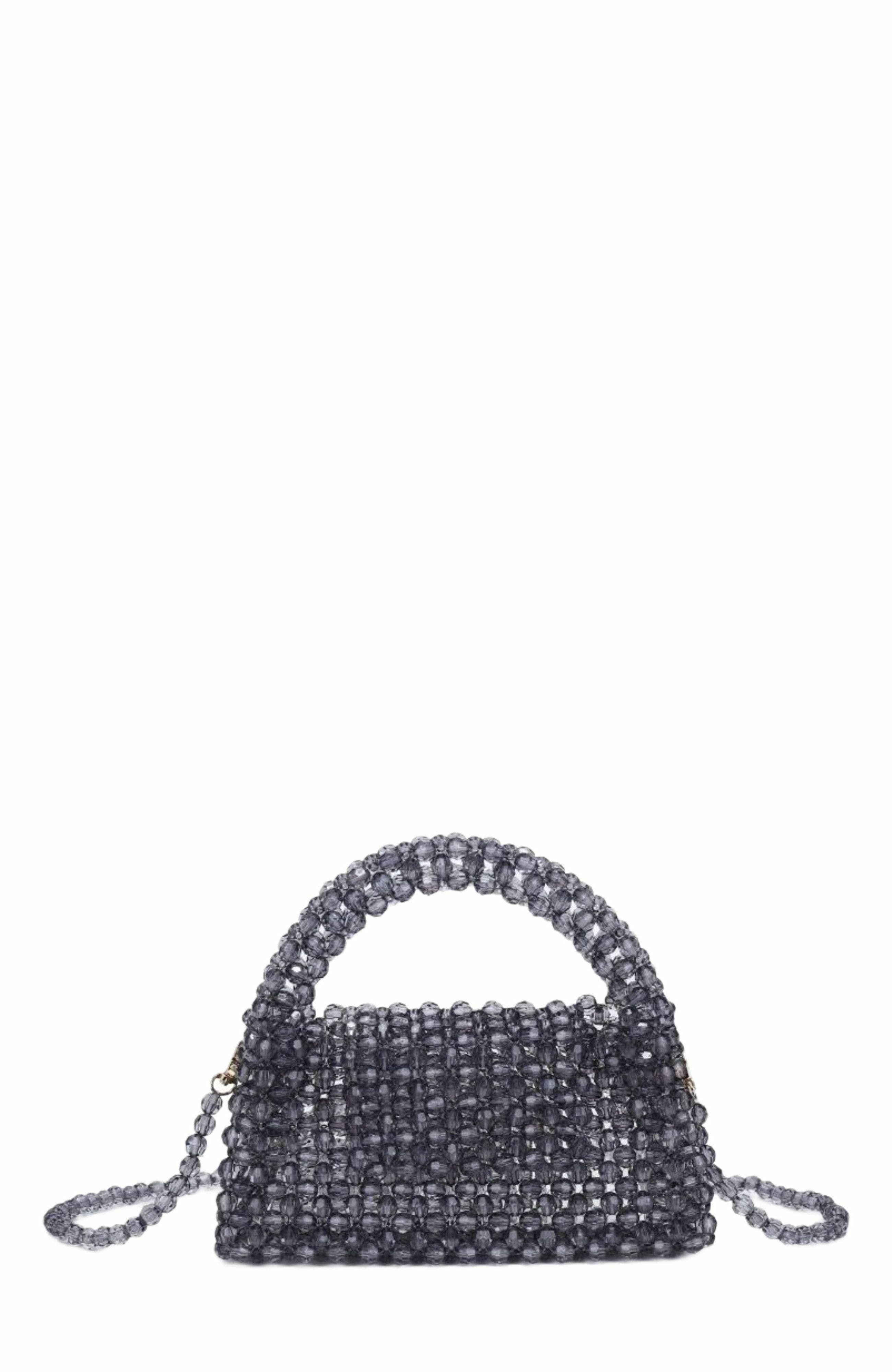 MODA LUXE Dolly Evening Bag, Main, color, Smoke