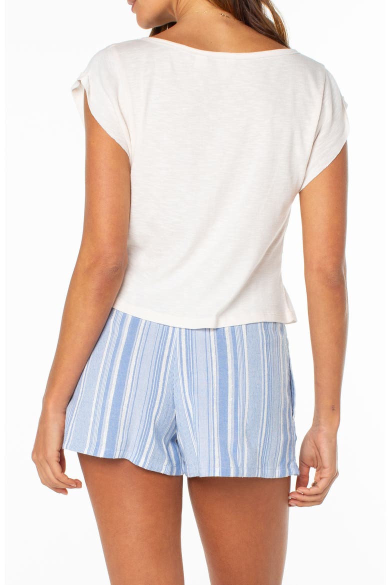 Sea Drift Cap Sleeve Top, Alternate, color, DEW
