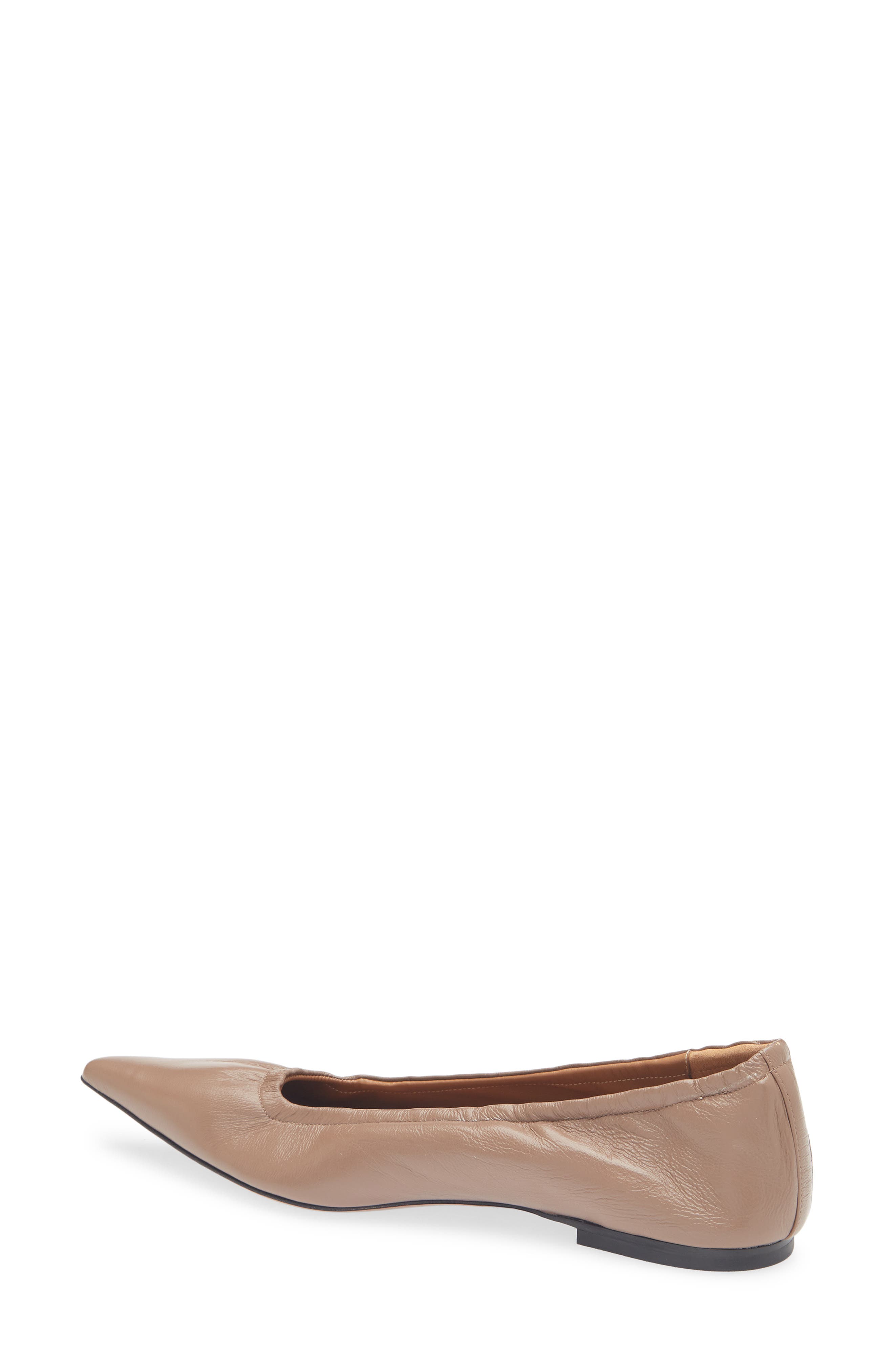 ATP ATELIER Aprica Pointed Toe Flat, Alternate, color, Tahini