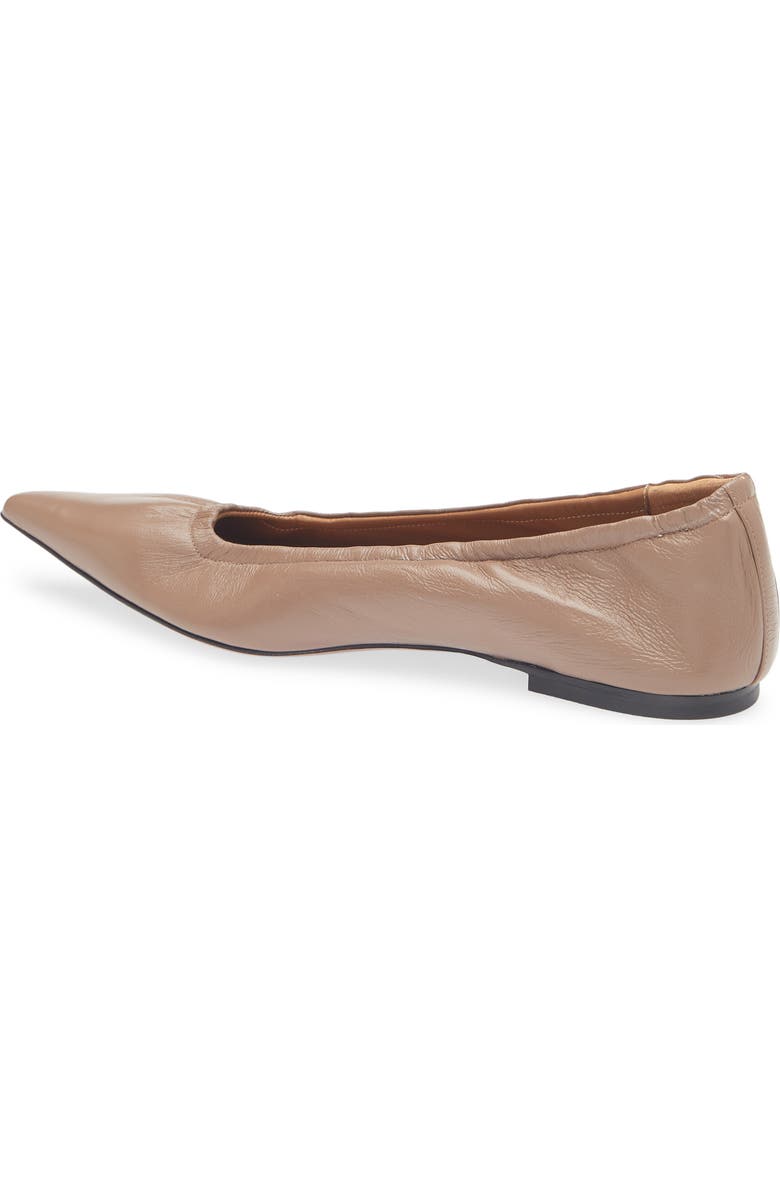 ATP ATELIER Aprica Pointed Toe Flat, Alternate, color, Tahini