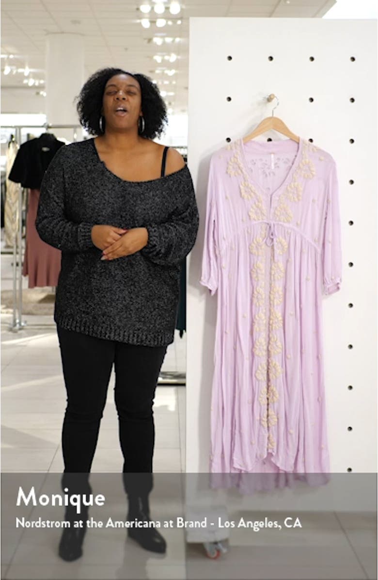 Embroidered Midi Dress, sales video thumbnail