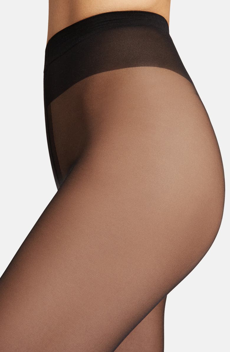 Wolford Individual 10 Pantyhose, Alternate, color, Black