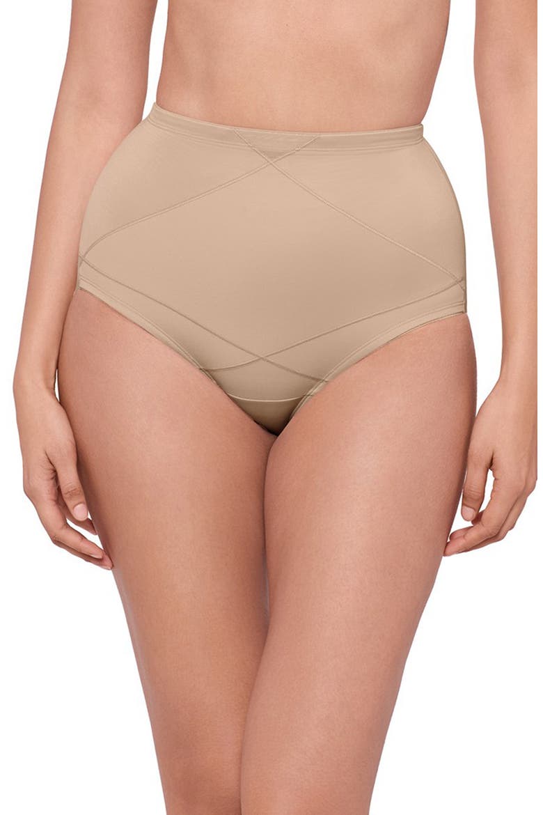Tummy Tuck Shaper Briefs, Main, color, WARM BEIGE