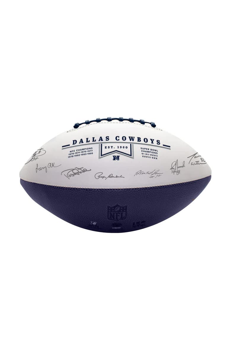 LOGO BRANDS Dallas Cowboys Legends Signature Football, Alternate, color, 