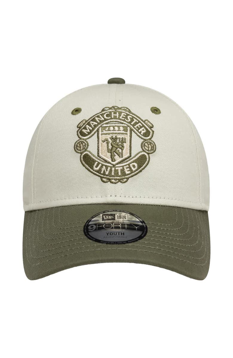 New Era Youth New Era  Tan Manchester United Contrast 9FORTY Adjustable Hat, Alternate, color, 