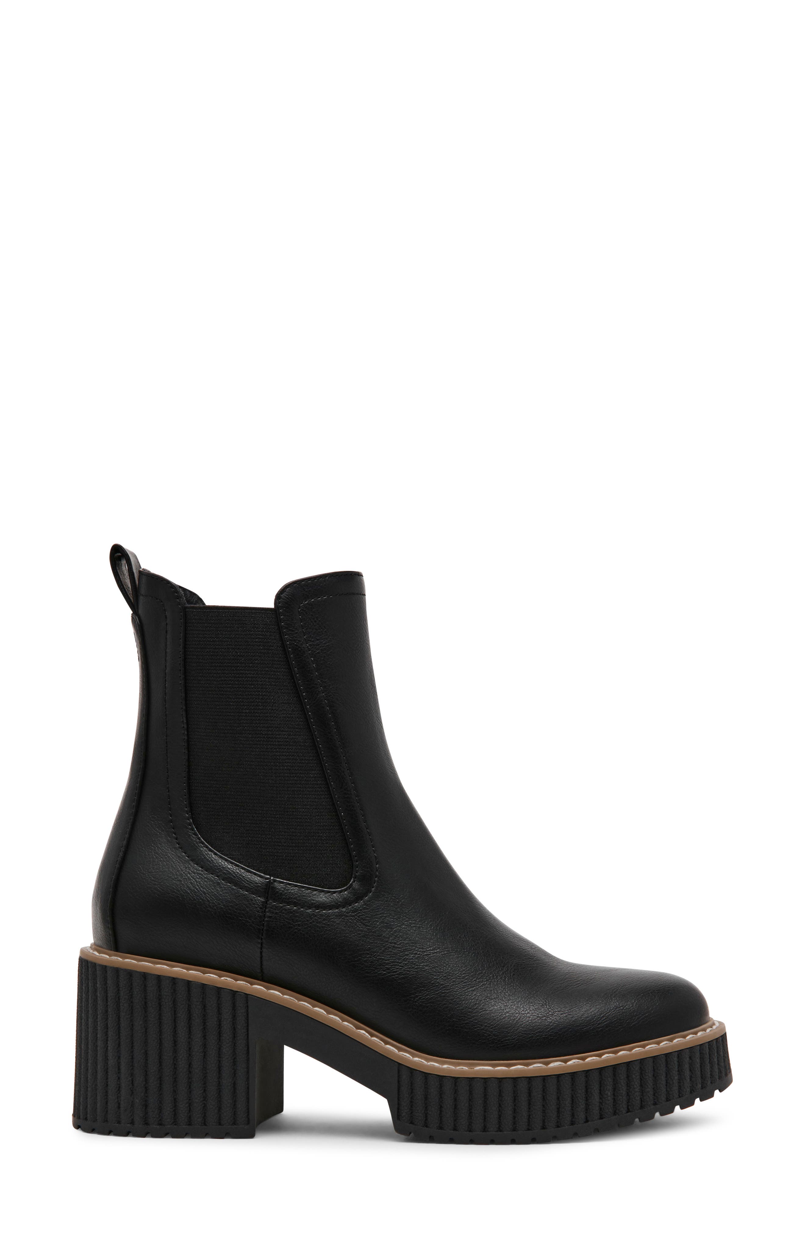 DV by Dolce Vita Darcel Platform Chelsea Boot, Alternate, color, Black
